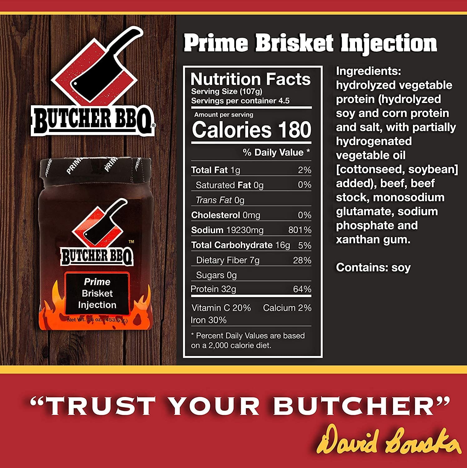 Butcher BBQ Prime Barbecue Brisket Injection-1lb- Gluten Free - Image 2