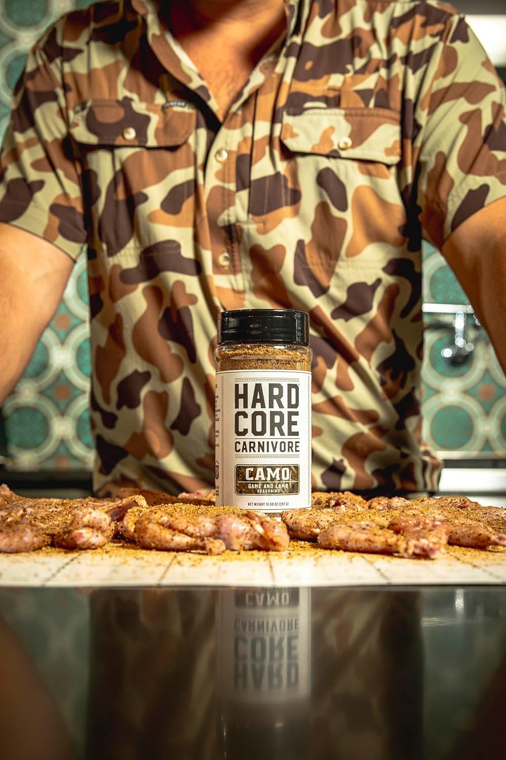 Hardcore Carnivore Camo - Wild Game and Lamb Seasoning (10.5 oz Shaker) Bold Texas-Made Spice Blend for Venison, Elk, Duck, Lamb and More - Image 9