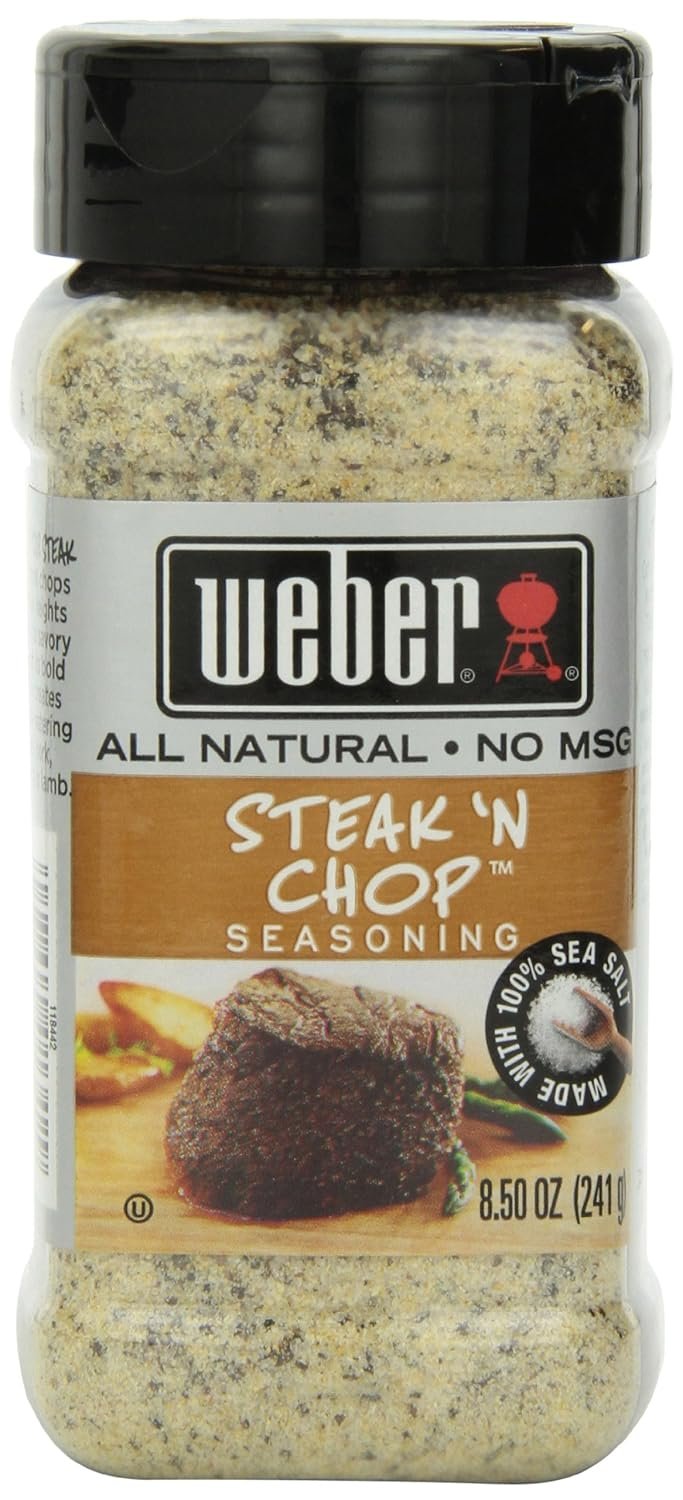 Weber Steak N' Chop Seasoning, 8.5 Ounce Shaker