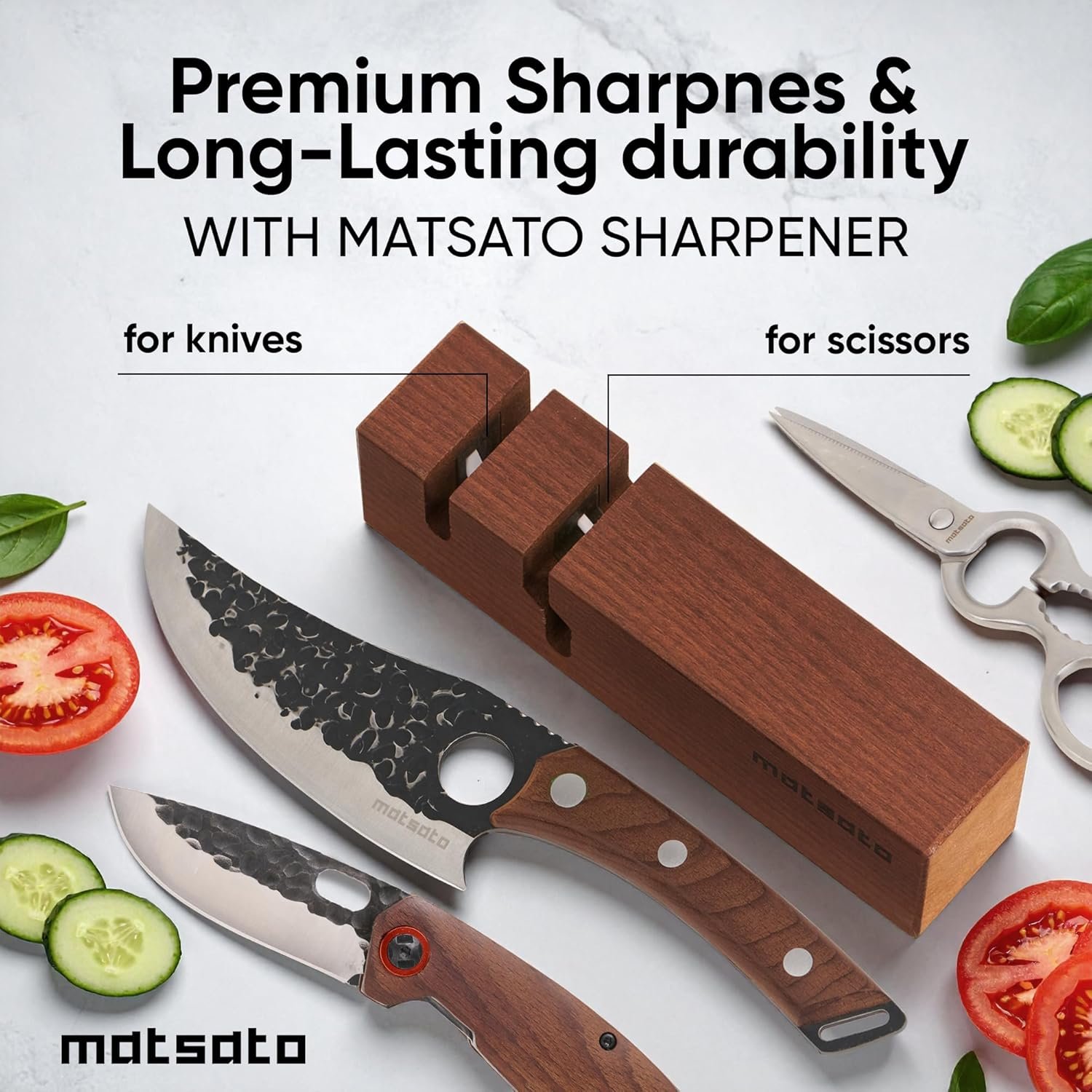 Knife Sharpener, Kitchen & Pocket Knife Sharpener, Knives Blade Sharpening, Chef Knives & Scissors Sharpening, afilador de cuchillos 7.09" x 1.97" - Image 5