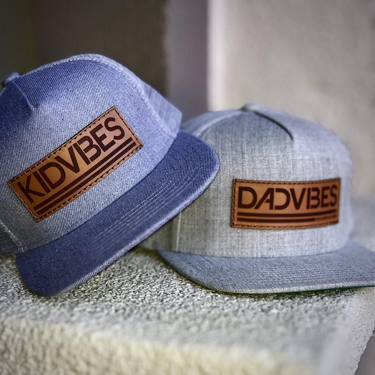 DadVibes Dad Hat - Snapback Baseball Cap Mens Leather Patch - Image 7