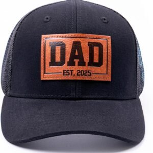 Dad Est 2025, Perfect New, First Dad Hat Fathers Day Birthday Gifts from Daughter Son Wife 1st Dad Papa hat