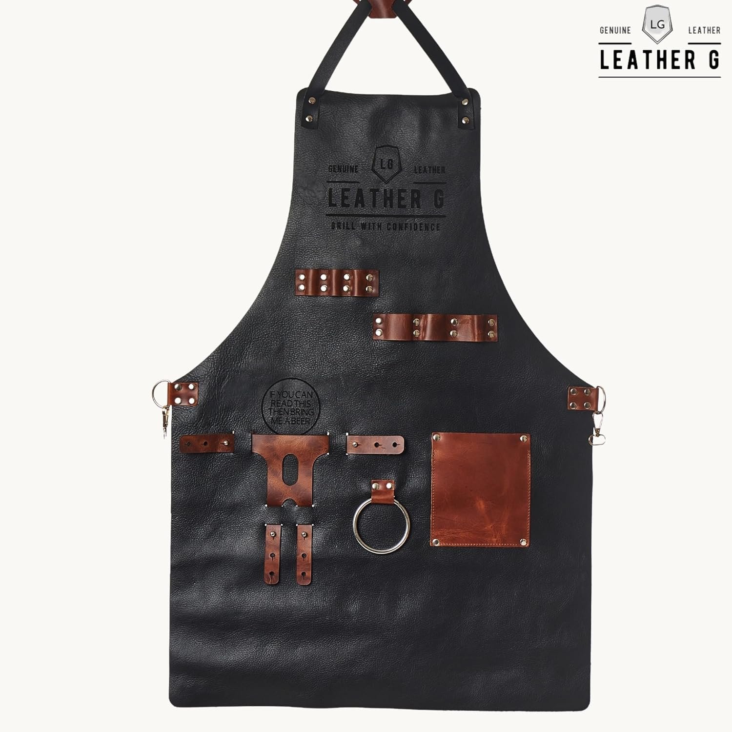Leather Apron for Men: Grill, BBQ, Pitmaster, Chef, Bartender - Handcrafted Leather Apron – Durable and Stylish - Image 5