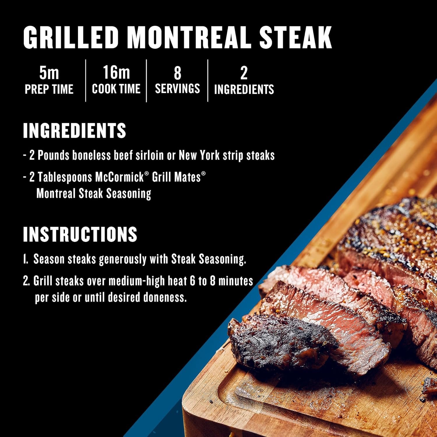 McCormick Grill Mates Montreal Steak Seasoning, 11.62 oz - Image 9