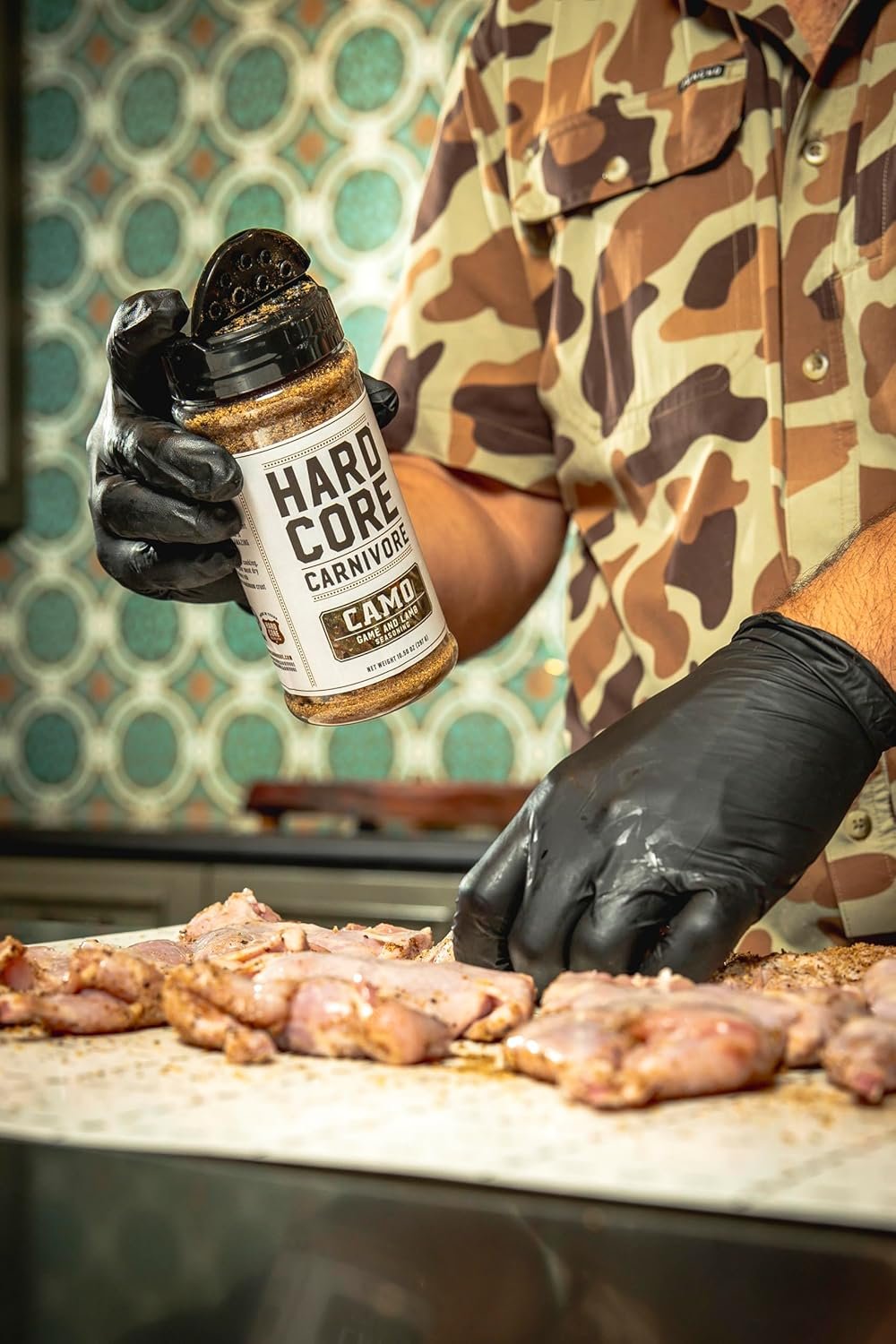 Hardcore Carnivore Camo - Wild Game and Lamb Seasoning (10.5 oz Shaker) Bold Texas-Made Spice Blend for Venison, Elk, Duck, Lamb and More - Image 7