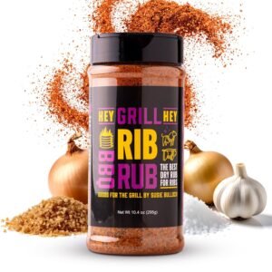 Hey Grill Hey | Rib Rub | BBQ Rub | Rib Seasoning | Beef & Pork Seasoning | BBQ Chicken and More | NBBQA Award Winning Barbeque Blend | 10.4oz