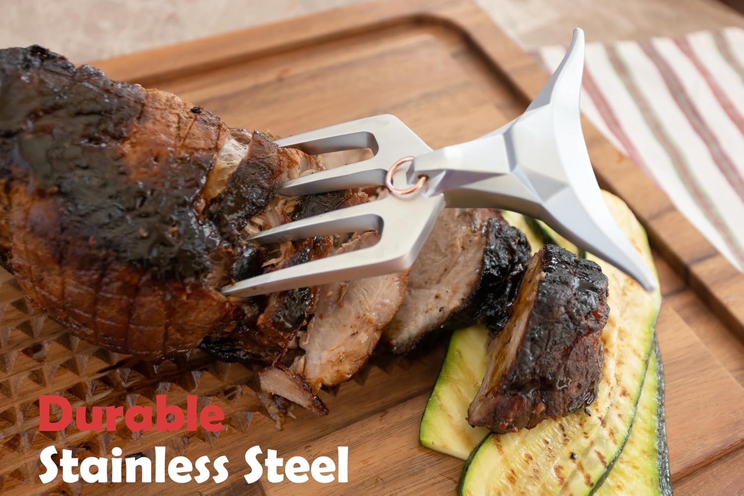 Outset El Matador Meat Fork For Slicing, Carving, and Serving - Image 4