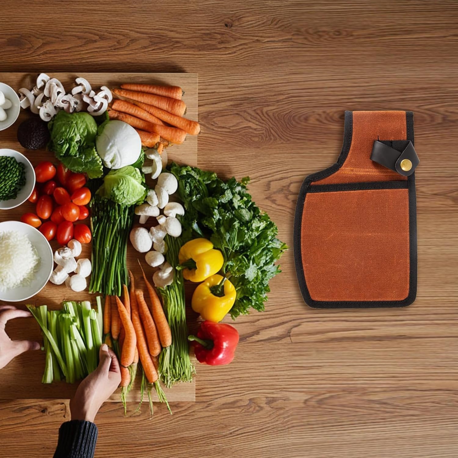 Cleaver Sheath,Universal Wide Knife Protectors,Durable Butcher Chef Knife Edge Guards,Heavy Duty Cleaver Covers Cleavers Sleeve Holds Your Meat Cleavers Up To 10”Long And 5”Width (Coffee) - Image 4