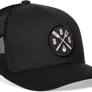 HAKA State City Trucker Hat for Men & Women, Adjustable Baseball Hat, Mesh Snapback, Sturdy Outdoor Black Golf Hat
