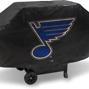 Rico Industries NHL Deluxe Grill Cover Deluxe Vinyl Grill Cover – 68″ Wide/Heavy Duty/Velcro Staps