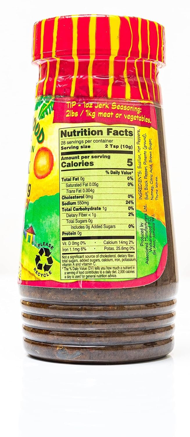 Walkerswood Traditional Jamaican Jerk Seasoning, Hot & Spicy, 10 oz - Image 2