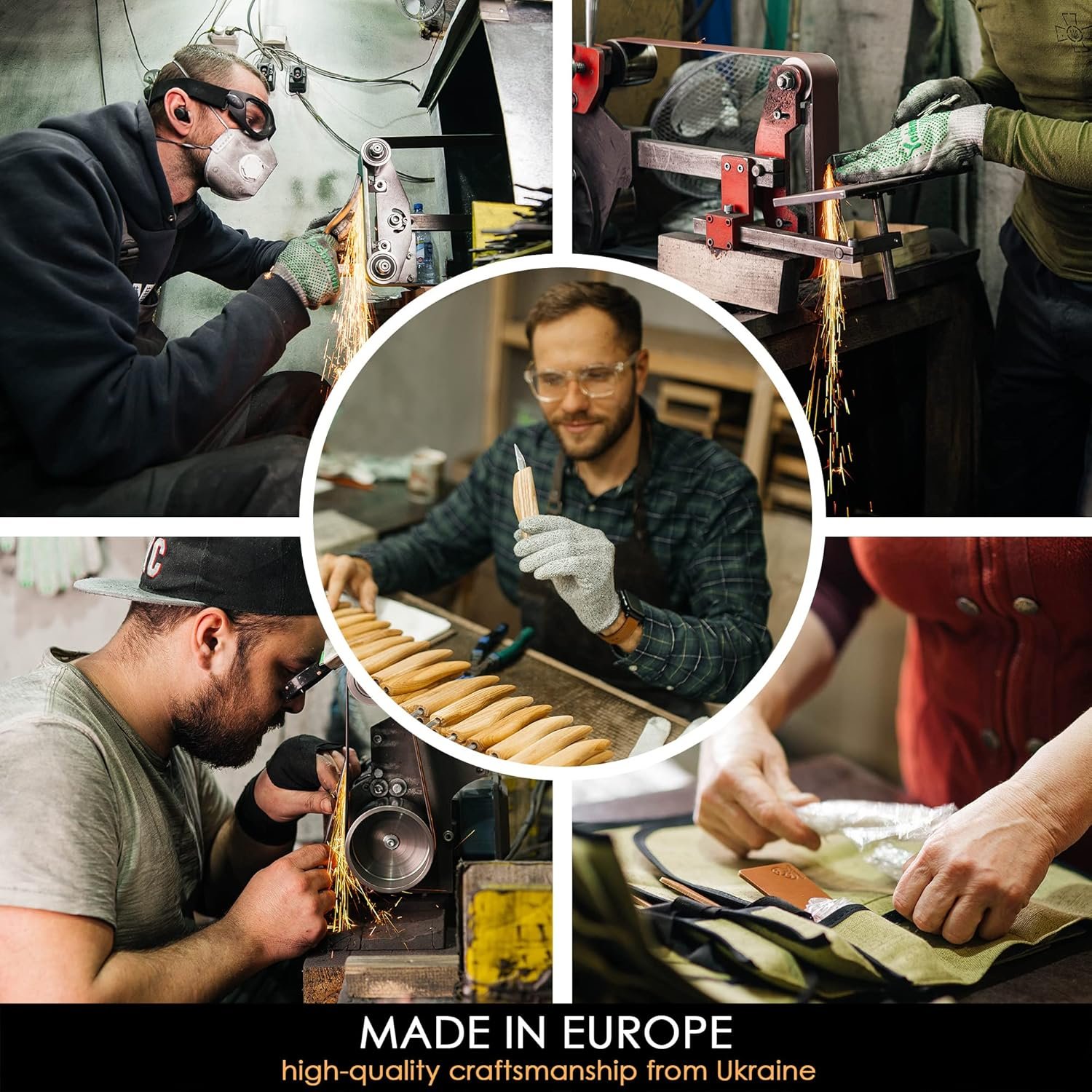 BeaverCraft Wood Carving Knife Kit S15 Whittling Kit for Beginners, Kids - Wood Carving Tools Set with Detail Chip Knife Sloyd Whittling Knives & Leather Strop, Polishing Compound and Tutorials - Image 7