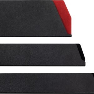 Chef Knife Sheath, 3 PCS Knife Cover Universal Knife Edge Guards Set Knife Sleeve for Chef Knife Cleaver, ABS Plastic and BPA-Free Felt Lining, Plastic & Felt (Knives not included)