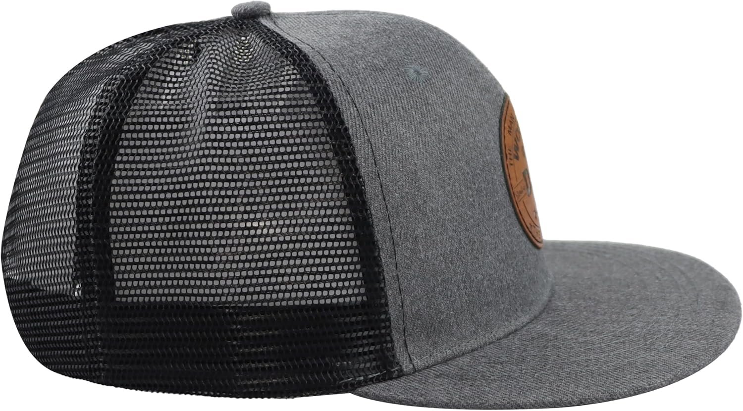 World's Best Dad The Man The Myth The Legend Hat for Men, Adjustable Leather Patch Papa Baseball Cap - Image 4