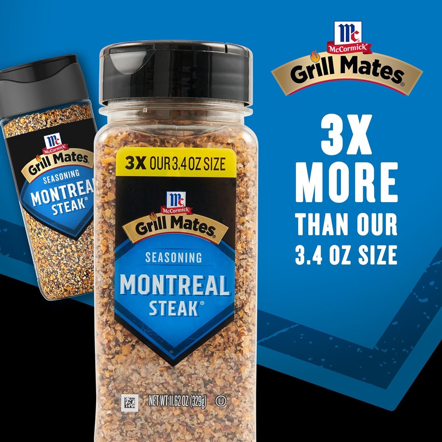 McCormick Grill Mates Montreal Steak Seasoning, 11.62 oz - Image 4
