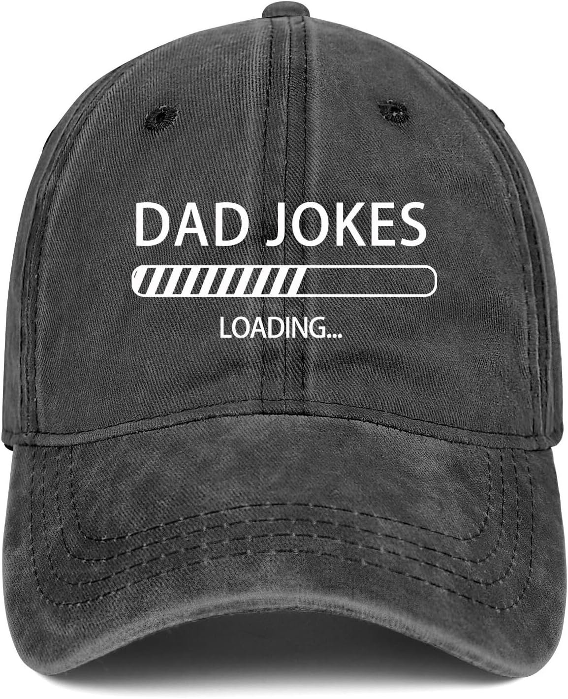 Dad Jokes Hat for Dad Papa Fathers Day Birthday Gifts for Men Dad from Daughter Son - Funny Black Dad Baseball Cap
