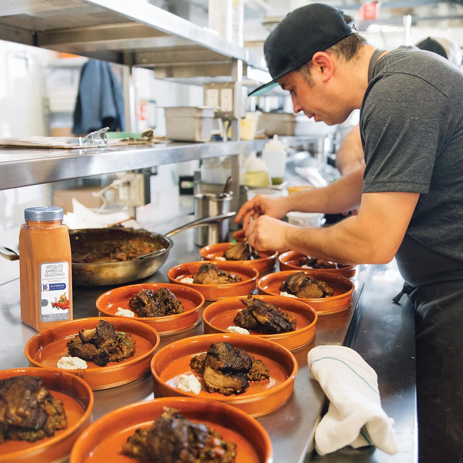 McCormick Culinary Mesquite Barbecue Seasoning, 26 oz - One 26 Ounce Container of Mesquite Seasoning Rub, Best on Pork Sandwiches, Ribs, Briskets, or as Meat Tenderizer Seasoning - Image 5