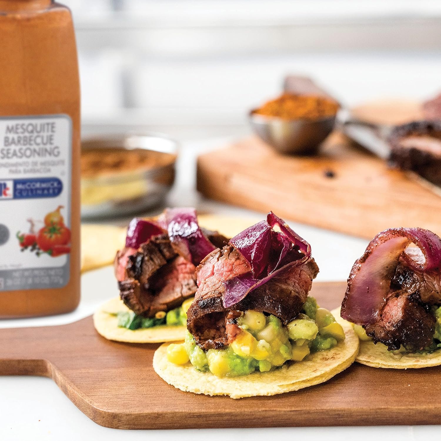 McCormick Culinary Mesquite Barbecue Seasoning, 26 oz - One 26 Ounce Container of Mesquite Seasoning Rub, Best on Pork Sandwiches, Ribs, Briskets, or as Meat Tenderizer Seasoning - Image 7