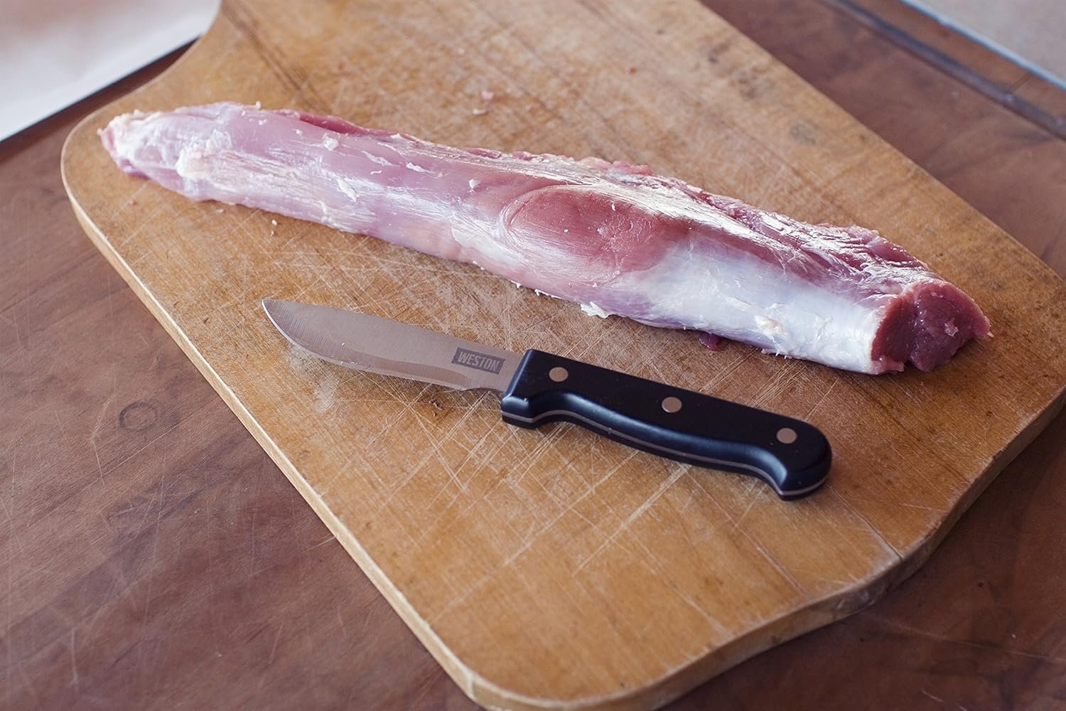 Weston 10-Piece Game Processing Knife Kit, 8" Butcher, 6" Cleaver, 5.3" Fillet, and 4.2" Skinning Knives, Adjustable 12.25" Butcher Saw, Sharpener, Shears & Storage Case, Stainless Steel (83-7001-W) - Image 12