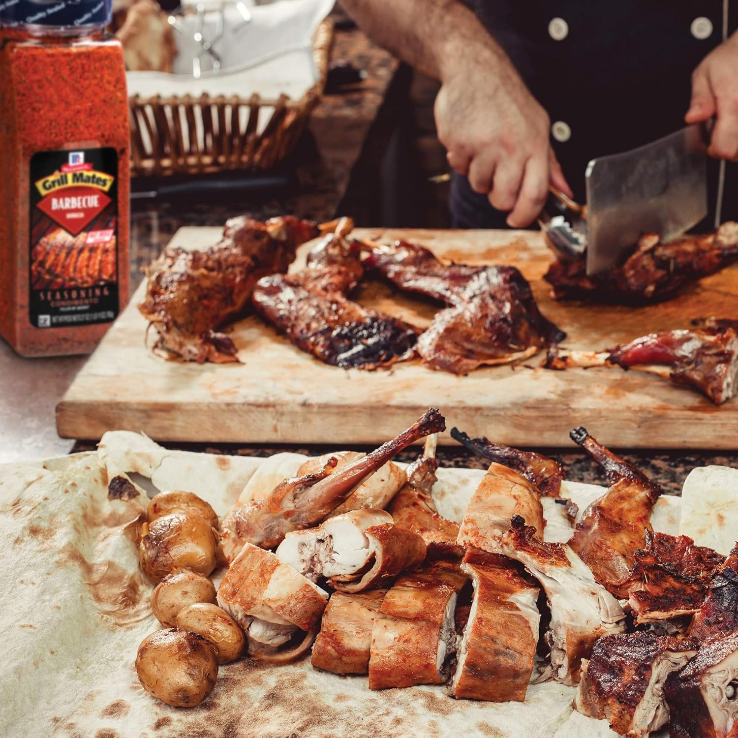 McCormick Grill Mates Barbecue Seasoning, 27 oz - One 27 Ounce Container of Barbecue Rub, Perfect for Proteins, Vegetables and Fruits - Image 7