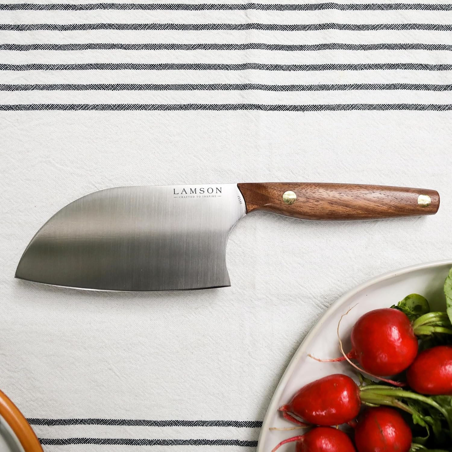 Lamson Vintage 6" Small Chinese Santoku Cleaver - Image 4