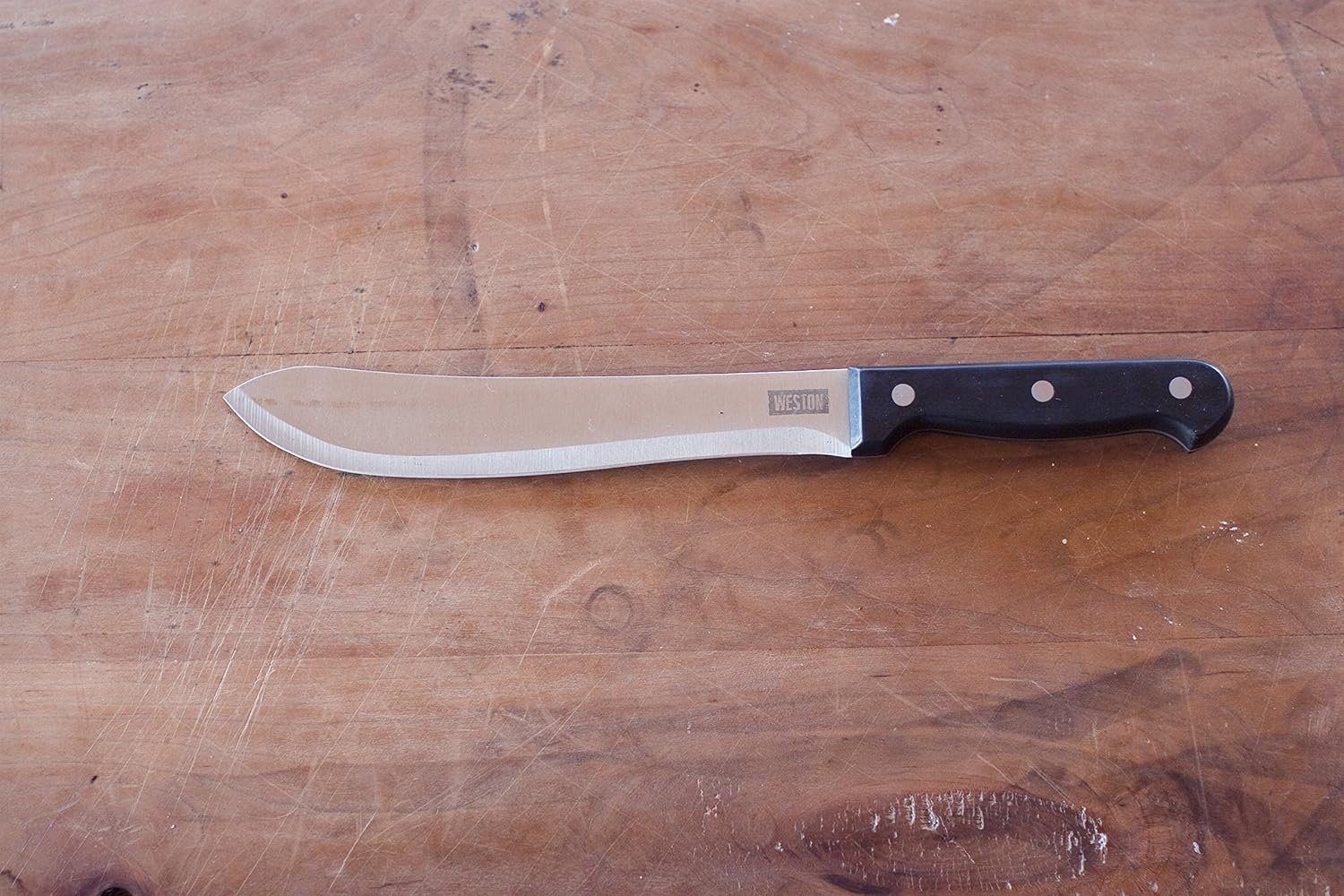 Weston 10-Piece Game Processing Knife Kit, 8" Butcher, 6" Cleaver, 5.3" Fillet, and 4.2" Skinning Knives, Adjustable 12.25" Butcher Saw, Sharpener, Shears & Storage Case, Stainless Steel (83-7001-W) - Image 9