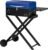 Onlyfire BBQ Wood Pellet Grill Smoker with Foldable Cart, Meat Probe, 2 Tiers Cooking Area, Portable Tabletop Grilling Stove for Outdoor Kitchen Cooking Smoke and Roast, RV Camping, Blue GS342