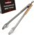 25-Inch Very Long Stainless Steel BBQ Tongs with Extended Luxurious Acacia Handle – Durable and Easy-to-Clean Grilling Tool for Cooking, Kitchen Use, and Outdoor Barbecues