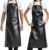 GoldPig 2 Pack Waterproof Apron Rubber Vinyl Heavy Duty Aprons for Adults – Chemical Resistant Adjustable Bib 40″ Extra Long Industrial Work Apron for Grilling Dishwashing Lab Kitchen Butcher
