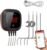 Inkbird Bluetooth Digital Wireless Meat Thermometer with 4 Probes Timer, Alarm,150 ft Barbecue Cooking Kitchen Food Meat Thermometer for Grill BBQ Smoker, Oven, Drum