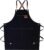 AFUN Chef Aprons for Women Men with Large Pockets, Cotton Canvas Cross Back Water Repellent Work Apron, Size M to XXL (Black)