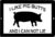 Rogue River Tactical Funny Sarcastic Metal Tin Sign Wall Décor Man Cave BBQ Barbecue I Like Pig Butts Pulled Pork BBq Grill