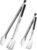 16-inch & 12-Inch Grill Tongs for Cooking BBQ Heavy Duty Extra Long Grilling Tongs, Premium Set 2 pack