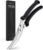 Heavy Duty Poultry Shears, Kitchen Scissors for Food with Anti-Slip Handle & Safety Lock, Meat Scissors, Dish Washer Safe Kitchen Shears for Meat Chicken Seafood and Vegetable Cutting