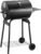 Charcoal Grill Outdoor BBQ Grill, Barrel Charcoal Grills with Side Table, with Nearly 500 Sq.In. Cooking Grid Area, Outdoor Backyard Camping Picnics, Patio and Parties, Black