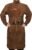 YESWELDER Leather Welding Apron with Sleeve and 6 Pockets, Heat Flame Resistant Cowhide Welder Apron, Brown