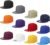 Falari Wholesale 12 Pack Snapback Hat Cap Hip Hop Style Flat Bill Blank Solid Color Adjustable Size
