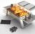 Foldable Small Charcoal Grill – Stainless Steel & High – Temp Resistant, Perfect for 2-3 Outdoor Enthusiasts! Ideal for Camping, BBQs, Picnics & Tailgating, Super Portable Yakitori Grills