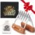 Birthday Gifts for Dad, Best Dad Ever Gifts, Stainless Steel Meat Shredder Claws for Pulled Pork, Chicken BBQ Smoker Accessories, Grilling Gifts Christmas Stocking Stuffers with Stylish Gift Box