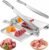 YOUMEHE 20 Inches – Stainless Steel Bone Cutter, 2 Sharp Blades-Replaceable blades, Meat Cutter for Frozen Chicken Fish or Steak, Manual Meat Slicer, Home and Commercial Cooking