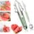 3-in-1 Watermelon Cutter Slicer Tool,Stainless Steel Watermelon Cutter Melon Baller Scoop Set Chriatmas Tree Popsicle Tool Watermelon Knife Fruit Slicer Fruit Carving Tools for Kitchen Utility Gadgets
