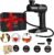 Cocktail Smoker kit, Smoking Gun Drink and Food Smoker Old Fashioned Smoking kit Infuse Cocktail Whiskey Bourbon with Disk Lid and Wood Chips, Starter Kit, 10 PCS