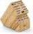 Cooks Standard Bamboo Knife Storage Block without Knives, 20 Slot Universal Knife Holder Countertop Butcher Block Knife Stand for Easy Kitchen Storage