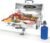 Magma Cabo Grill – Marine-Grade Stainless Steel Barbecue Grill for Boats – Portable Propane Gas with 9”x18” Grilling Surface – Heat-Resistant Handle, Fold-Away Legs – Ideal Boat Accessory
