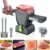 Fresh Meat Slicer Cleaver, Thickness Adjustable 2 or 4 mm, Manual Fresh Meat Cutter, Fresh Meat Slicing Shredding, Fresh Beef Pork Mutton for Home Cooking BBQ Hot Pot Meat Slicer, Meat Cleavers
