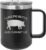 Rogue River Tactical Funny BBQ Grill I Like Pig Butts Sarcastic Joke Heavy Duty Stainless Steel Black Coffee Mug Tumbler With Lid Novelty Cup Great Gag Gift Idea For Any Barbecue Dad