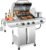 3-Burner Propane Gas Grill with Side Burner – 34,000 BTU Stainless Steel Outdoor BBQ Grill, Cast Iron Grates, Portable with Wheels for Patio, Camping