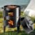 17-Inch Vertical 17-Inch 3-in-1 Charcoal BBQ Smoker, Heavy-Duty Portable Outdoor Grill with Built-in Thermometer, Dual Air Vents, and Multi-Level Cooking for Camping & Backyard Parties