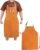 QWORK Leather Welding Work Apron, Heat and Flame Resistant, Size 23×35 Inches