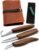 BeaverCraft Spoon Carving Kit Whittling Knives Spoon Carving Knife Sloyd, Chip Small Detail Knife, Hook Knife – Spoon Carving Tools Wood Carving Kit & Leather Strop Whittling Knife Set Deluxe S13X